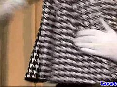 stockings milf dives into glamorous lesbian pussylicking with class