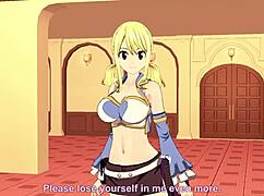 lucy and natsu in wild fairy tail hentai action