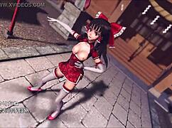 Hey, Have You Seen Reim Touhou Pinkcat in Wild 3D Action?
