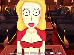 Beth Smith在Rick y Morty幻想中POV干继亲