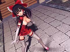 Hey, Have You Seen Reim Touhou Pinkcat in Wild 3D Action?