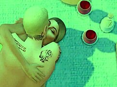 3D Hentai Celebrity Sunbathing Outdoor Preview