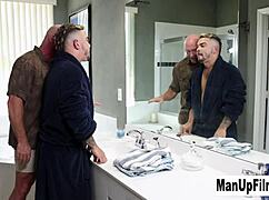 my girlfriend drives me crazy watching ray boogie and killion knox with monster cocks in gay fetish handjob for manupfilms