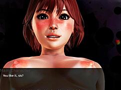 Older Step Sister Teases Hard in a Naughty Porn Game About You.