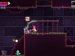 【スカーレット・メイデンの実況プレイ パート2】横スクロのローグライク2階層ボスまで攻略開始！