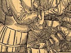 What secrets lie in this vintage erotic cartoon illustration from the past?