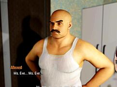 深夜传说3：黑发女郎给老邻居手淫