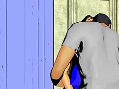 Devar Dominates Bhabhi in Wild 3D Cartoon Sex with Hard Doggy Pounding