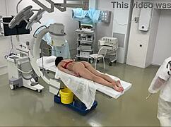 Rough hospital sex with bubble butt teen and doctor