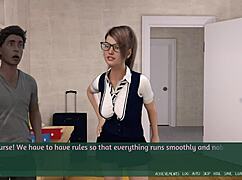 In the anime world, pleasure thieves 01 come to the university wearing curvy outfits for a big game.