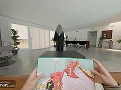 Beautiful Latina Stepsister Mary Rides Shazam's Big Cock in VR Cosplay Parody