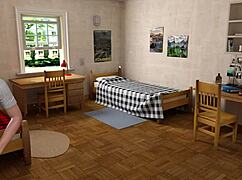 In the anime world, pleasure thieves 01 come to the university wearing curvy outfits for a big game.