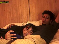 watching movie with stepbrother accidentally swallow dick almost caught 😱🍆