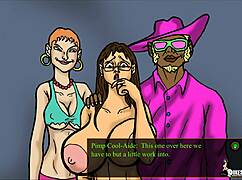 big butt white professor slammed by pimp in game.