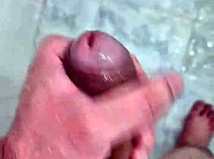 Exotic twink playing in the shower with his cute body