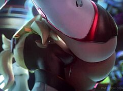 i watch d.va, mercy, and widowmaker perform lesbian defloration with licking and blowjobs.