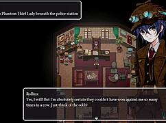 Cute girl discovers something strange in a man's box