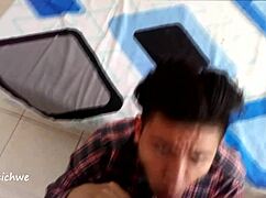 Intense Amateur Gay BLOWJOB In High Definition Spanish