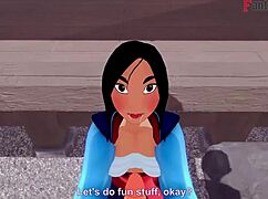 Mulan has fantasy sex in 3d cartoon anime with hentai