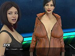 Hot Milf Has Nip Slip in Stranded Space Adventure