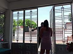 Taking Advantage Of Delivery Guy's Kindness For Passionate Payment