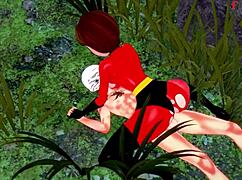 Elastigirl森林任务为什么被狂操？全片Ptrn！