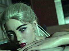 Blonde hentai girl exposes big tits and ass!