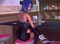 exploring the world of kingdom hearts in this animated adventure