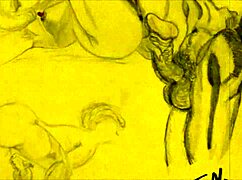 VINTAGE EROTIC DRAWINGS from retro comics and anime