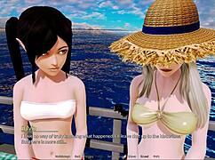 Harem Hotel 154: A walkthrough of the anime visual novel game on PC