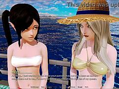 Harem Hotel 154: A walkthrough of the anime visual novel game on PC