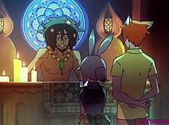 A huge animated orgy with the best hentai scenes
