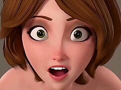 Woman Milks Naked Stranger