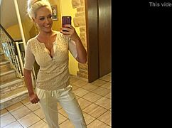 German celeb Daniela Katzenberger in sexy jerk-off challenge compilation video