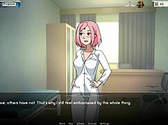 Sakura the sexy doctor in action in this video