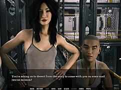 Crying Petite Blonde in 3D Cartoon Seeks Connection