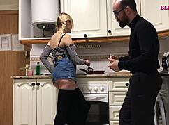 She Flashes Her Big Natural Tits And Oiled Ass Outdoors