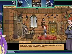 Witch Trainer Silver Part 19 With Big Tits Cartoon Hentai Brunette Anime Sexy Game