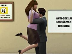 The Office Parody - Boss Exposes Everyone to Hardcore Porn at Work