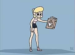 “这些动画妹子在疯狂拽内裤视频里咋回事？”