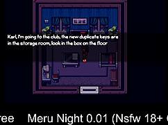 meru night 0 01 nsfw game, what erotic hentai monster does to anime girl?