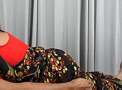 hot aunt sucks dick and rides in doggystyle