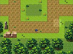 tanned girl natsuki in hentai game ep 3 enjoying a naked bath