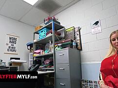 busty pe coach caught shoplifting and stripped