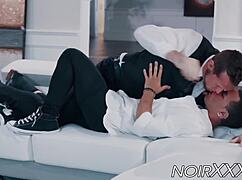 i feel that handsome tall businessman's monster cock stretching my tight ass so deeply