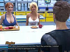 太空搁浅38 - 卡通大胆公开手淫刺激动作