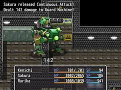 Police Ruri and Sakura investigate brothel for bandits as friends disappear in NTR part 3