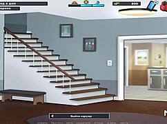 In Summertime Saga, you jerk off to her pussy in this uncensored scene