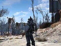 Fallout 4 Scene Turns Wild with Power Armor and Hardcore Action in Anime Style