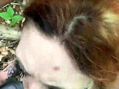 Alternative couple gets kinky in a park and gets caught in the act